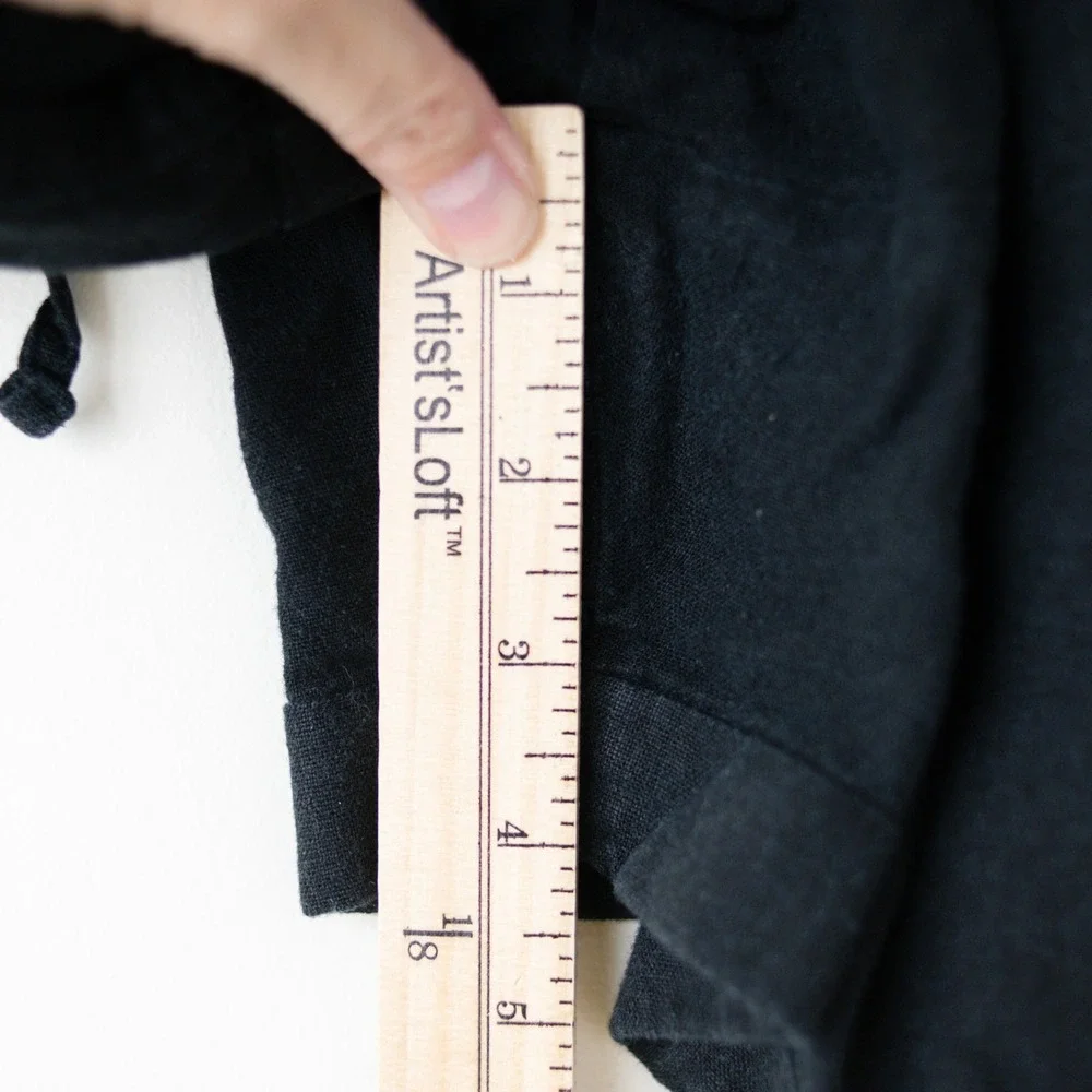 Old Navy Mid-Rise Cuffed Linen-Blend 4